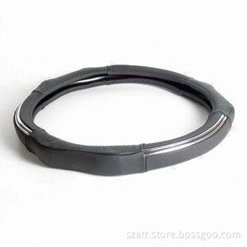 Steering Wheel Cover, Made of Leather